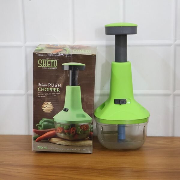 push down vegetable & fruit chopper (b grade / 750 ml)