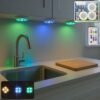 multicolor remote control led touch light set