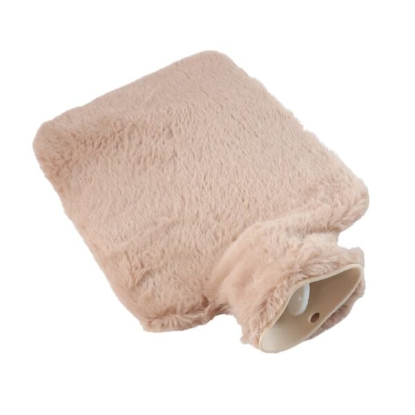 pvc hot water bag with soft fur cover (1 pc)