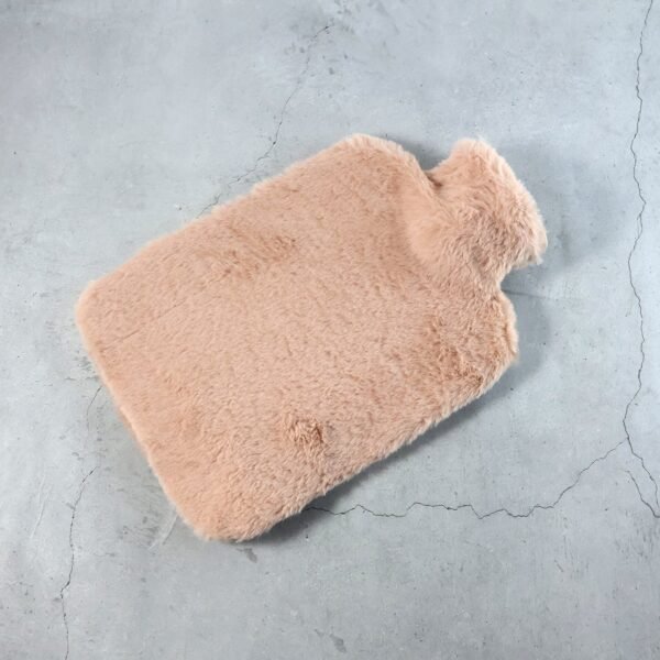 pvc hot water bag with soft fur cover (1 pc)