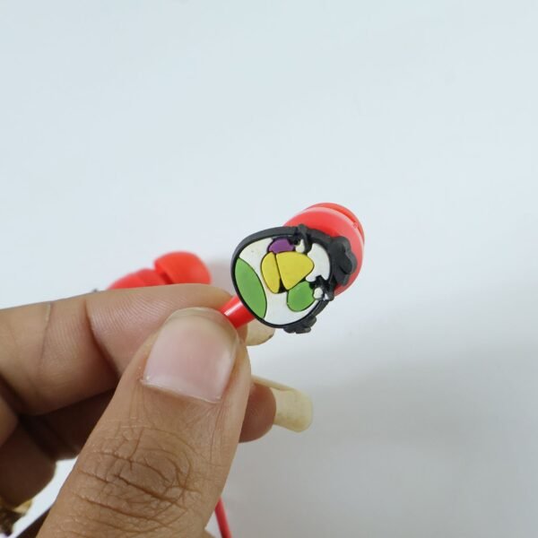 cartoon character wired in ear earphones (1 set)