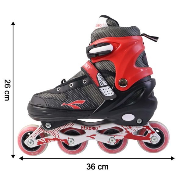 professional adjustable inline skates for kids and adults (xl / 1 pair)