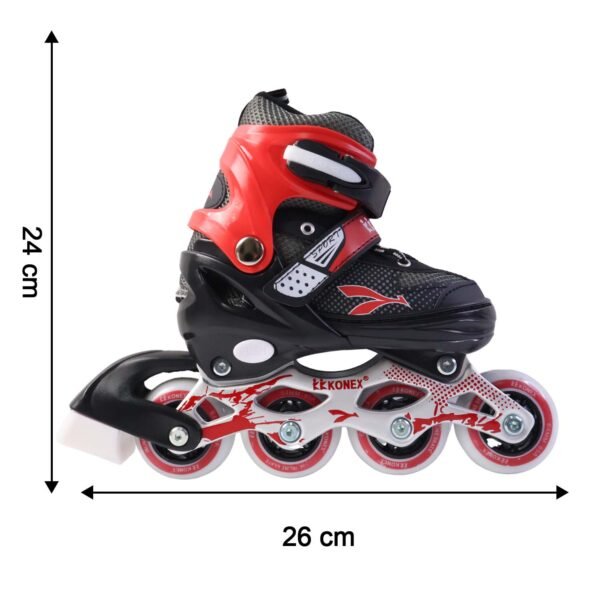 professional adjustable inline skates for kids and adults (medium / 1 pair)