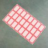 1 sheets self adhesive label stickers