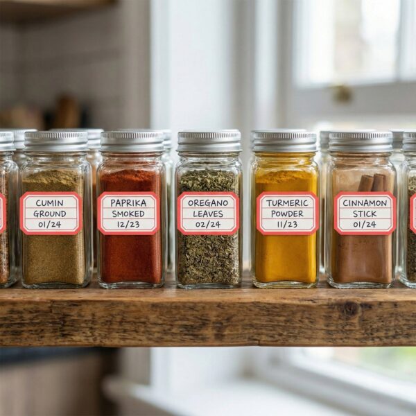 1 sheets self adhesive label stickers