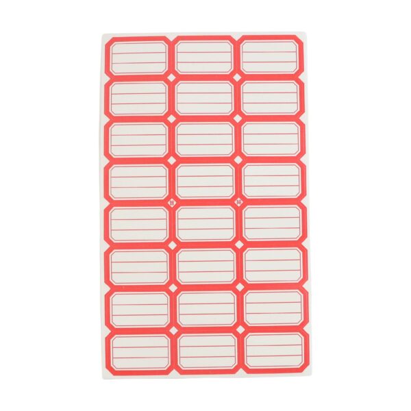 1 sheets self adhesive label stickers