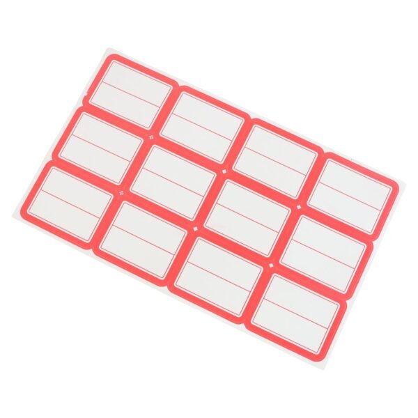 1 sheets self adhesive label stickers