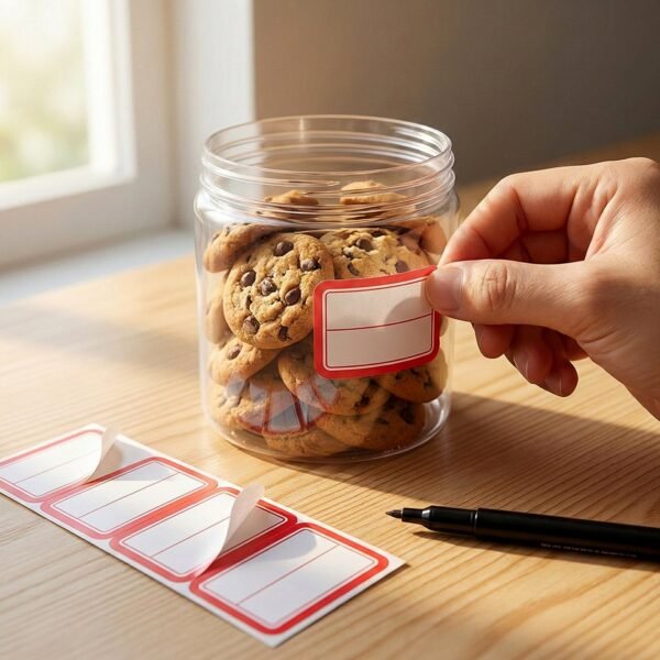 1 sheets self adhesive label stickers