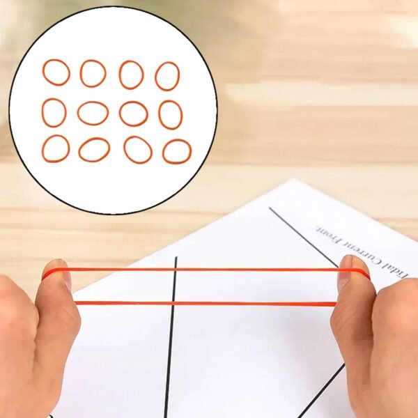 premium strong elastic rubber bands â€“ multipurpose mix color bands (1 pkt)