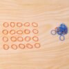 premium strong elastic rubber bands â€“ multipurpose mix color bands (1 pkt)
