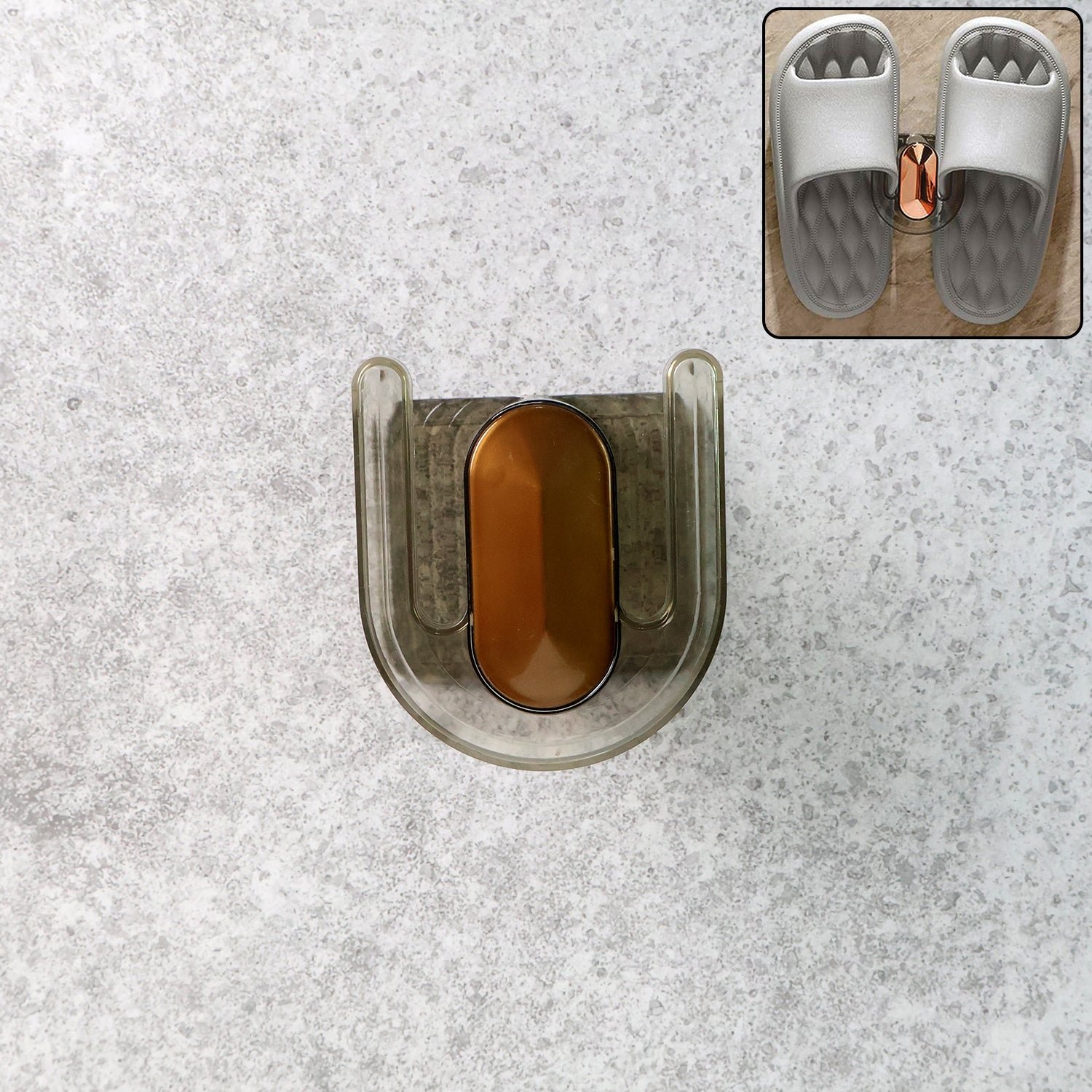 self adhesive wall mount slipper holder (1 pc)