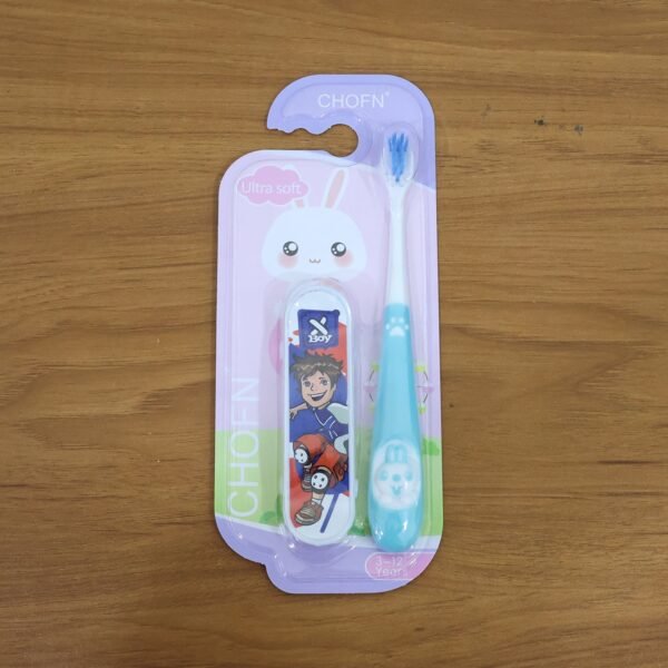 kids toothbrush with cartoon sketchboard toy