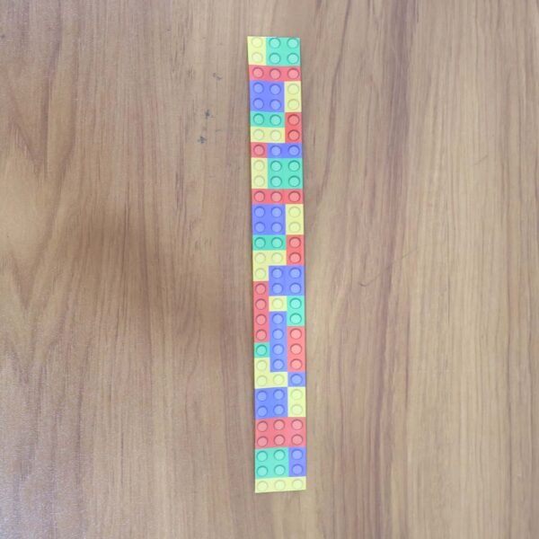 colorful snap slap bracelet toy (1 pc )