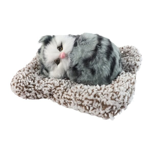 soft plush cute open eye cat car dashboard showpiece toy (1 pc)