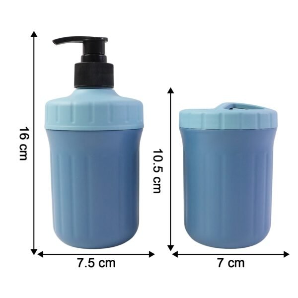 multipurpose soap dispenser with utility holder (1 set) multipurpose soap dispenser with utility holder (1 set)