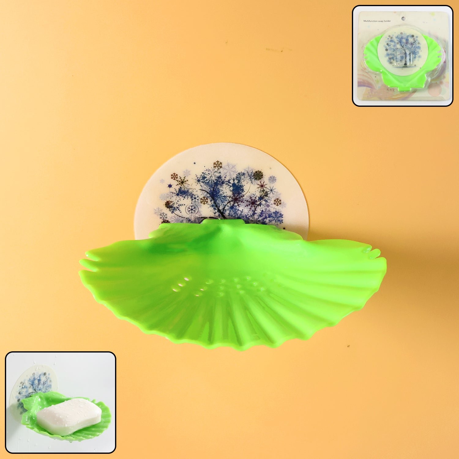 premium self adhesive wall mounted soap holder tray (1 pc)