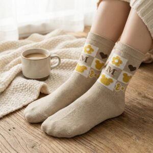 premium soft light socks (1 pair / long)