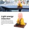 yellow solar powered sitting buddha statue (1 pc / medium) yellow solar powered sitting buddha statue (1 pc / medium)