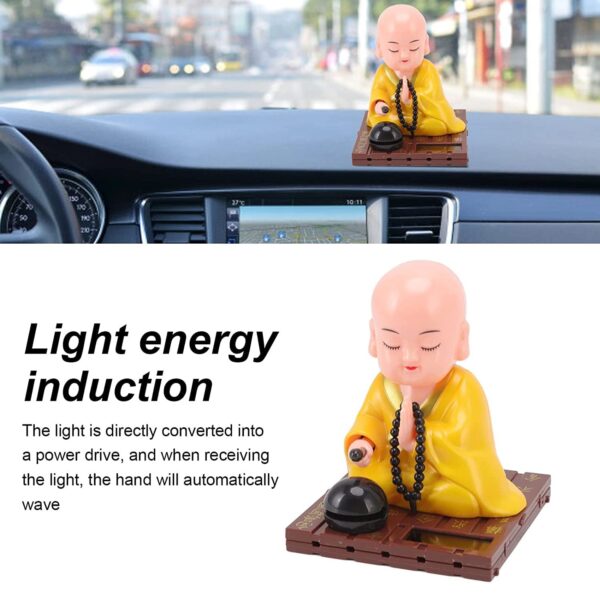 yellow solar powered sitting buddha statue (1 pc / medium) yellow solar powered sitting buddha statue (1 pc / medium)