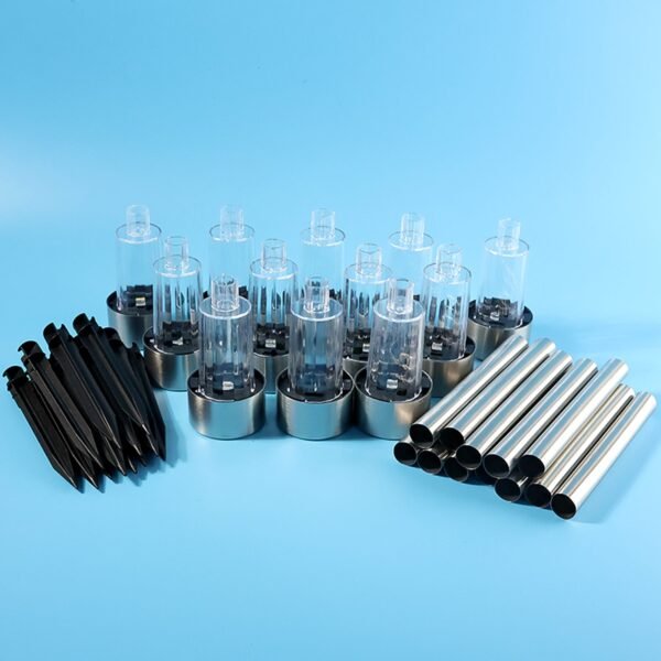 solar lawn lamp set of 12 pc