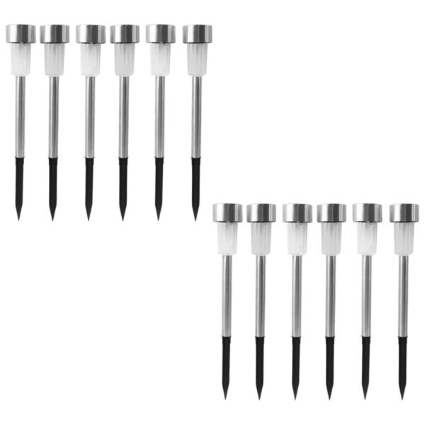 solar lawn lamp set of 12 pc