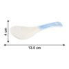 premium ceramic serving spoon (14 cm, 1 pc)