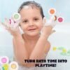 white baby spinner toy set â€“ sensory suction spin toys (3 pc set)