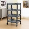 apex 4 layer big multipurpose plastic storage rack