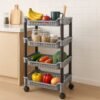 apex 4 layer big multipurpose plastic storage rack