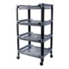 apex 4 layer big multipurpose plastic storage rack