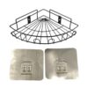 wall mounted corner bathroom storage rack (1 pc) wall mounted corner bathroom storage rack (1 pc)