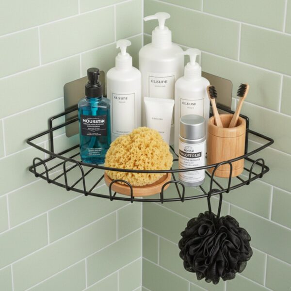 wall mounted corner bathroom storage rack (1 pc) wall mounted corner bathroom storage rack (1 pc)