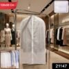 transparent garment cover bag (120 Ã— 58 cm, 1 pc)