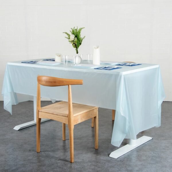 waterproof disposable plastic table cover 137 Ã— 183 cm