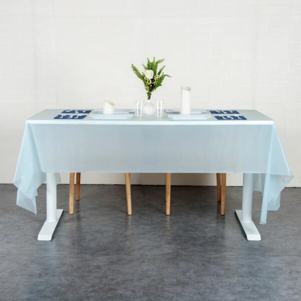 waterproof disposable plastic table cover 137 Ã— 183 cm