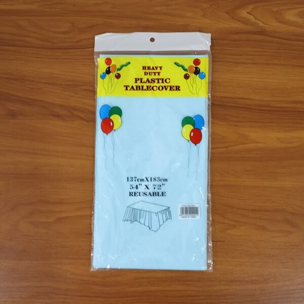 waterproof disposable plastic table cover 137 Ã— 183 cm