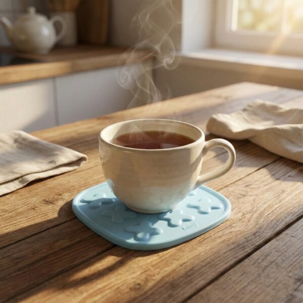 heat resistant multipurpose cup coaster & hot pot pad set (2 pc)