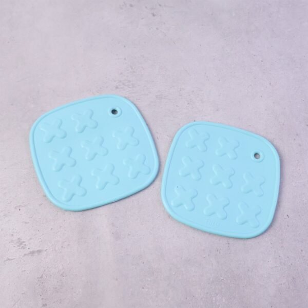 heat resistant multipurpose cup coaster & hot pot pad set (2 pc)