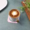 premium silicone drink coaster (1 pc, 8Ã—8 cm / mix design)