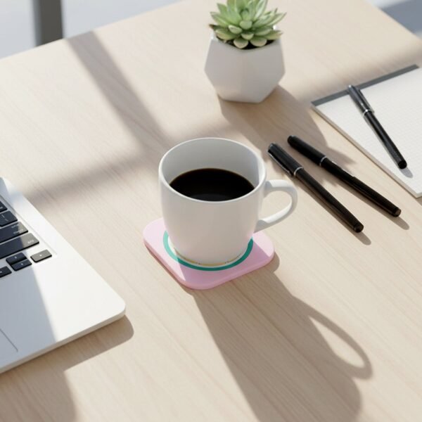 premium silicone drink coaster (1 pc, 8Ã—8 cm / mix design)