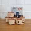 premium square shape tea cup set â€“ 6 piece (150 ml)