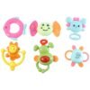 play cart tiny joys rattle toy set â€“ 6 in 1 baby rattles