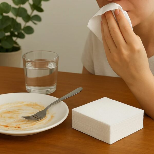 freshee premium ultra soft disposable paper napkins â€” 50 pc (23 x 25 cm)