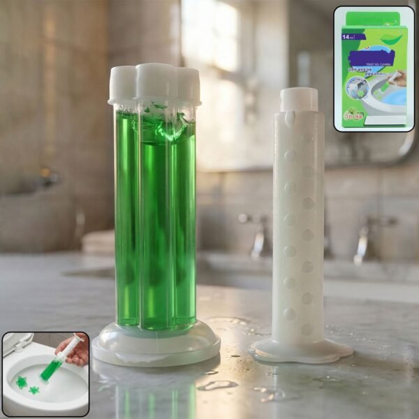 automatic toilet cleaning gel dispenser (1 pc)