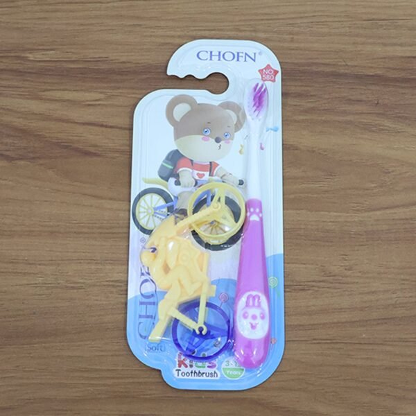 kids toothbrush and bike toy set