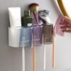 wall mounted toothbrush holder set (1 set)