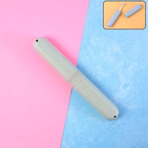 portable toothbrush storage travel case (1 pc)