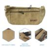 multipurpose canvas waist pouch sling bag (1 pc)