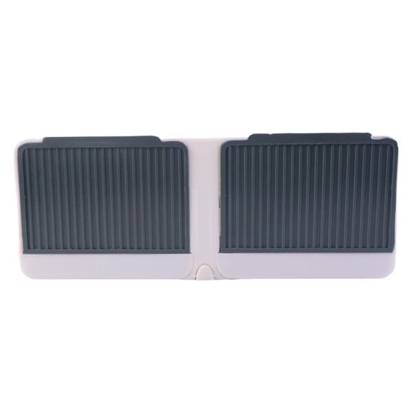 wall mounted 4 compartment bathroom storage & soap holder