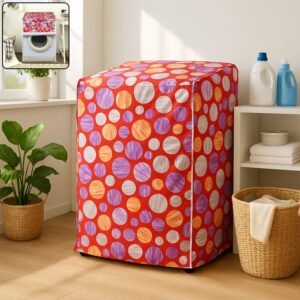waterproof washing machine cover for front load machines 82x60 cm (1 pc)